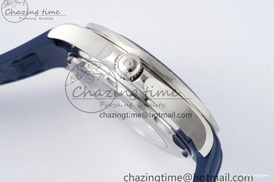 0328 Fashionable Seamaster Diver 300M ZF 1:1 Best Edition Blue Ceramic Blue Dial on Blue Rubber Strap A 7822